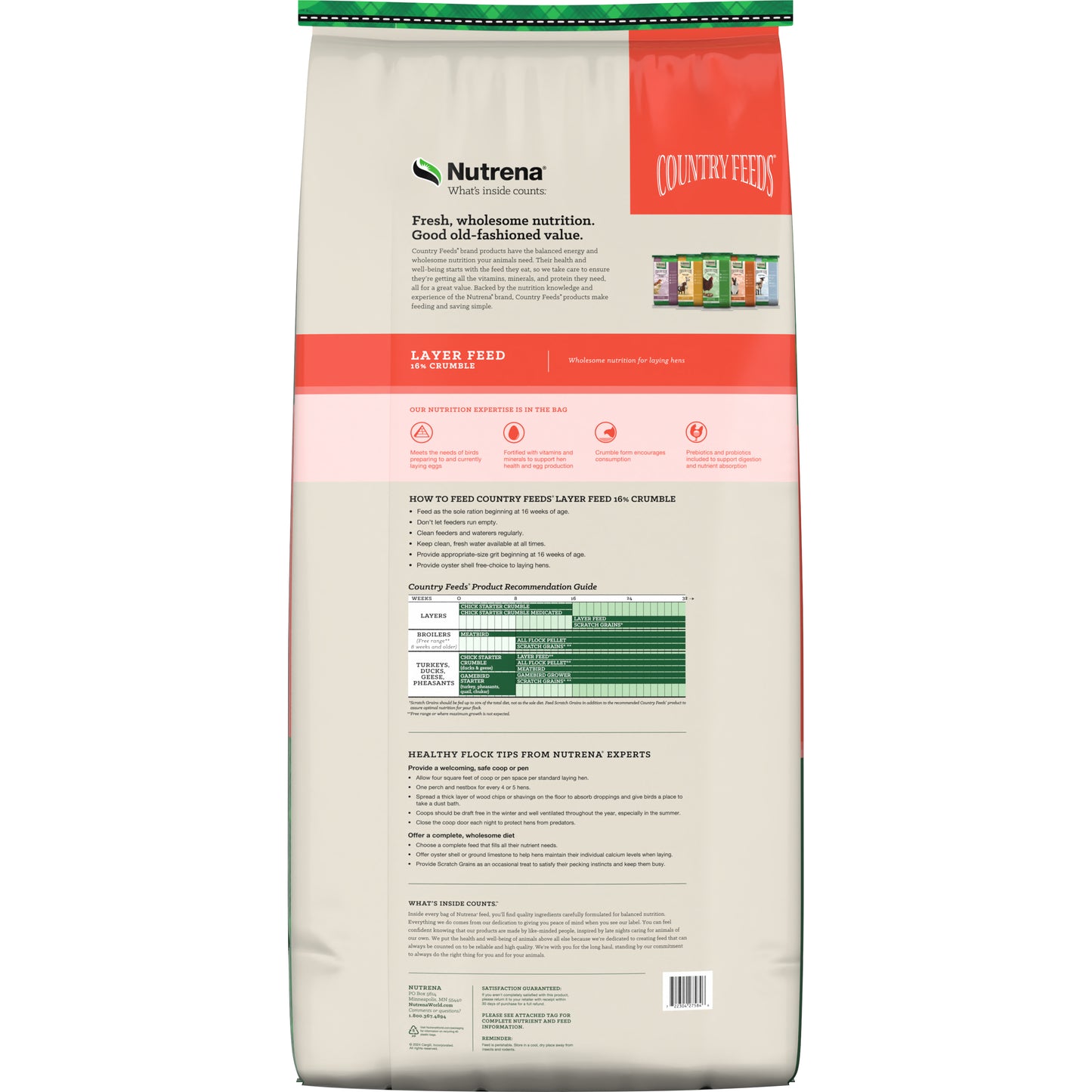 Nutrena Country Feeds 16% Chicken Layer Crumble