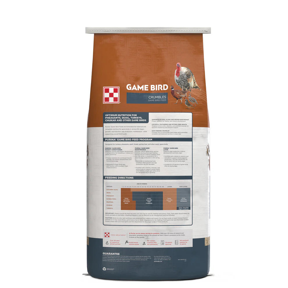 Purina Game Bird Maintenance 50Lb