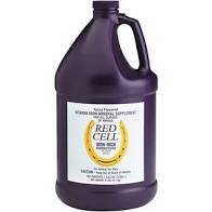 If your horse needs an extra health boost, Farnam Red Cell Iron Rich Horse Supplement is for you. This highly-palatable yucca flavored vitamin-iron-mineral feed supplement is designed to provide vitamins and minerals that may either be lacking or are in insufficient quantities in your horse’s regular feed. This unique liquid supports normal blood cell health which is essential for transporting oxygen, maintaining energy and meeting performance demands.
