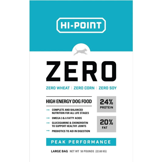 Shawnee Mills Hi Point Zero Hi Energy Dog Food 50lb