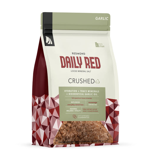 Daily Red Crushed Garlic 5lb – Horse Mineral Supplement
