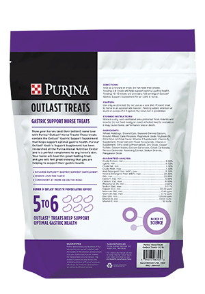 Purina Outlast Gastric Support Horse Treat Supplement 3.5lb
