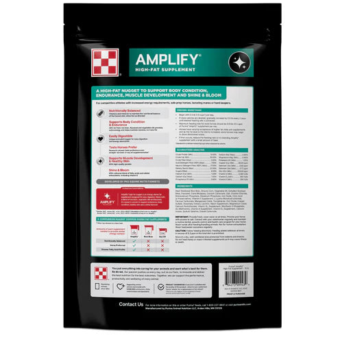 Purina Amplify | High-Fat Horse Supplement 50LB