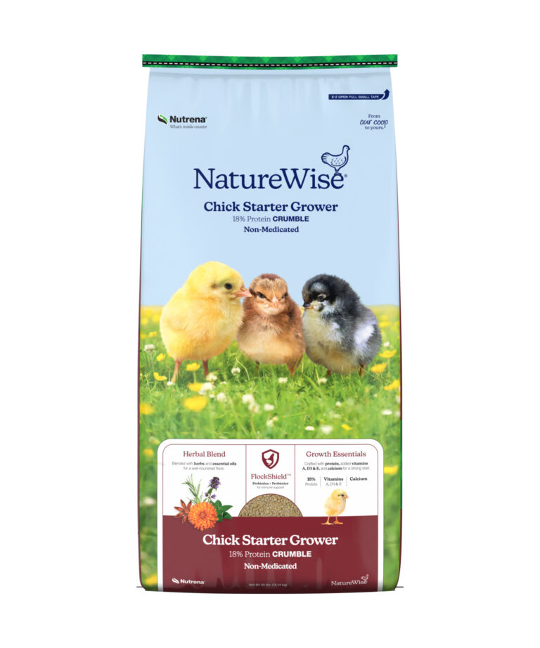 Nutrena NatureWise Chick Starter 50lb – 18% Protein