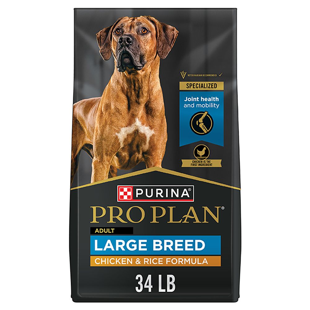 PRO PLAN ADULT LG BREED CHICKEN & RICE 34#